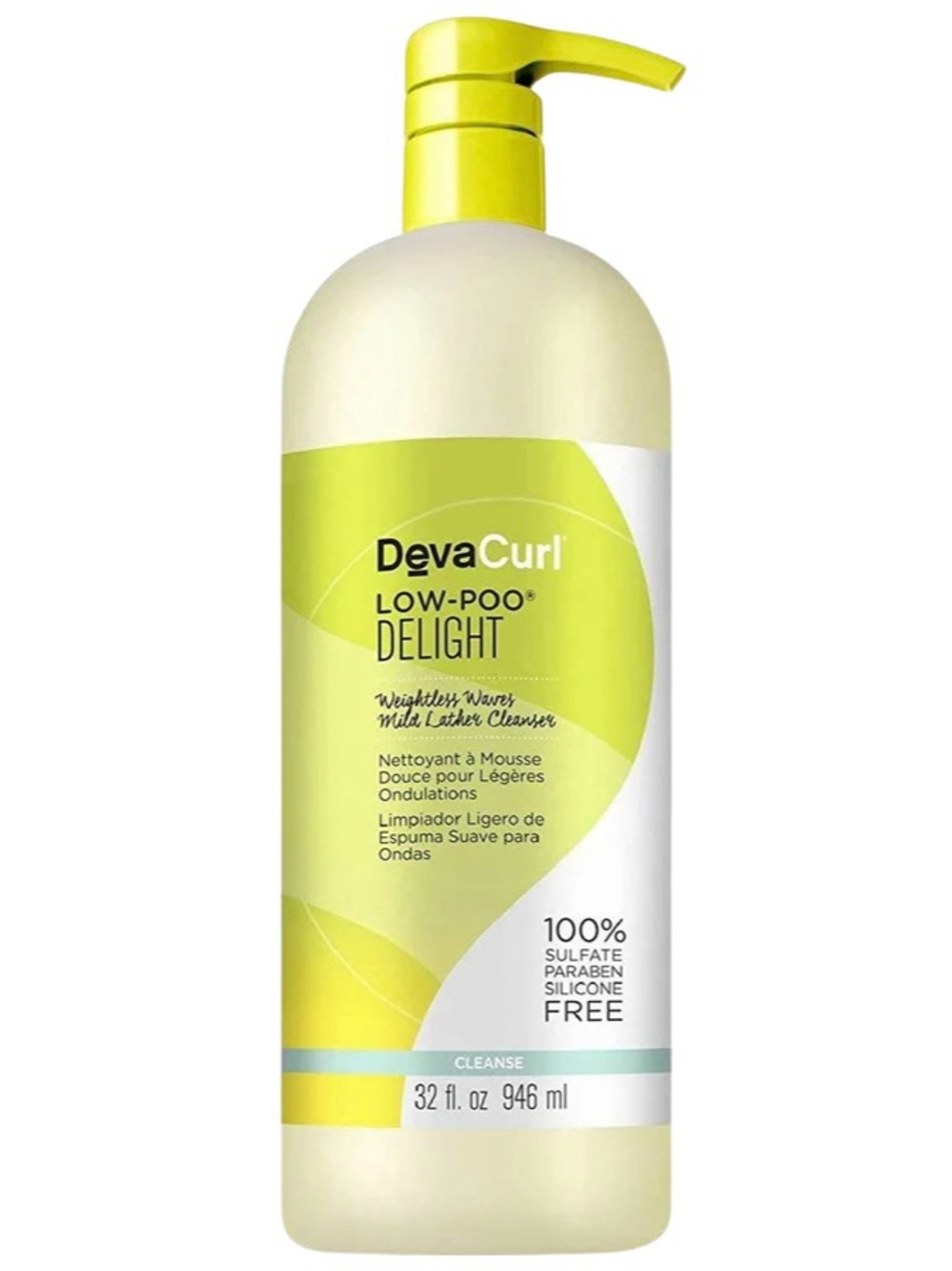 DevaCurl Loo-Poo Delight Weightless Waves Mild Lather Cleanser 32oz